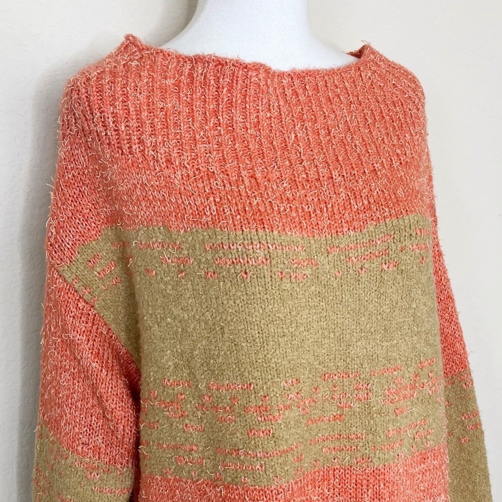 Anthropologie Pilcro Women's Rugby Tunic
Sweater Orange Tan Knit‎ Long - Picture 7 of 15